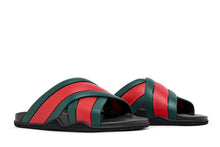 Load image into Gallery viewer, Gucci Web Slide Black Rubber (Women's)