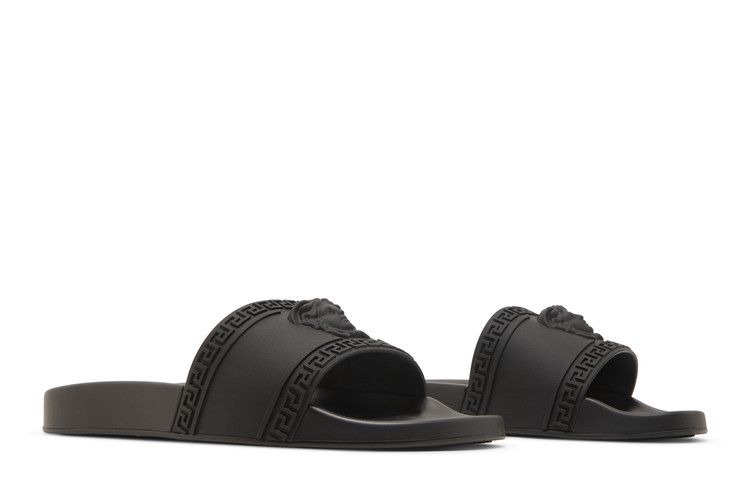 Versace Palazzo Slides Black