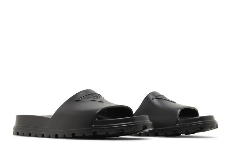 Prada Rubber Slides Black (Men's)