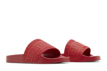 Load image into Gallery viewer, Versace Rubber Pool Slide Red