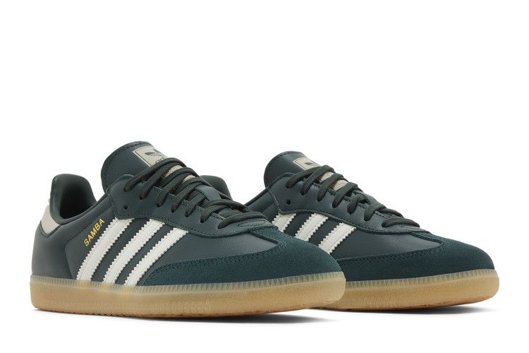 adidas Samba OG Mineral Green Off White Putty Grey (GS)
