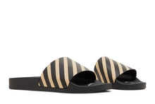 Load image into Gallery viewer, OFF-WHITE Diag Slider Black Beige