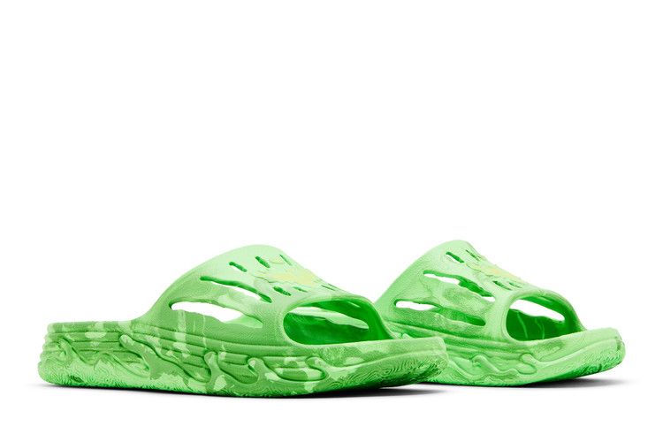 Puma LaMelo Ball MB.03 Slide Green Fluoro Yellow