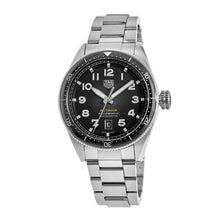 Load image into Gallery viewer, Tag Heuer Autavia Automatic Grey Dial Silver Steel Strap Watch for Men - WBE5114.EB0173