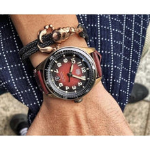 Load image into Gallery viewer, Tag Heuer Autavia Calibre 5 Chinese New Year Maroon Dial Maroon Leather Strap Watch for Men - WBE5193.FC8300
