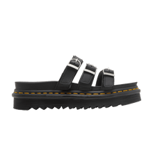 Load image into Gallery viewer, Dr. Martens Blaire Leather Slide Black Hydro (Women's)