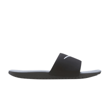 Load image into Gallery viewer, Nike Kawa Slide Black Metallic Silver (GS/PS)