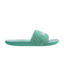 Load image into Gallery viewer, Nike Kawa Slide Print Emerald Rise (GS)
