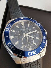 Load image into Gallery viewer, Tag Heuer Aquaracer Blue Dial Watch for Men - CAY111B.FT6041