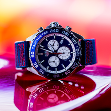 Load image into Gallery viewer, Tag Heuer Formula 1 Redbull Edition Chronograph Blue Dial Blue NATO Strap Watch for Men - CAZ1018.FC8213