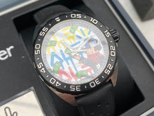 Load image into Gallery viewer, Tag Heuer Formula 1 Alec Monopoly Special Edition Black Rubber Strap Watch for Men - WAZ1119.FT8023