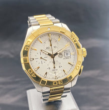 Load image into Gallery viewer, Tag Heuer Aquaracer Caliber 16 Automatic White Dial Two Tone Steel Strap Watch for Men - CAY2121.BB0923