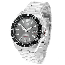 Load image into Gallery viewer, Tag Heuer Formula 1 Calibre 5 Chronograph Anthracite Dial Silver Steel Strap Watch for Men - WAZ2011.BA0842