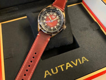 Load image into Gallery viewer, Tag Heuer Autavia Calibre 5 Chinese New Year Maroon Dial Maroon Leather Strap Watch for Men - WBE5193.FC8300