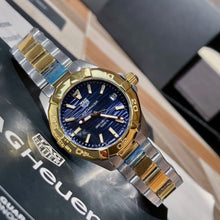 Load image into Gallery viewer, Tag Heuer Aquaracer Calibre 5 Blue Dial Two Tone Steel Strap Watch for Women - WBD2120.BB0930