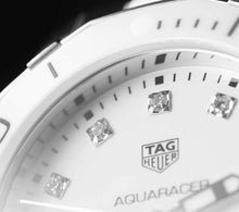 Load image into Gallery viewer, Tag Heuer Aquaracer Diamonds White Dial Two Tone Steel Strap Watch for Women - WAY131D.BA0914