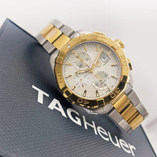 Load image into Gallery viewer, Tag Heuer Aquaracer Caliber 16 Automatic White Dial Two Tone Steel Strap Watch for Men - CAY2121.BB0923