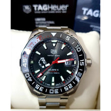 Load image into Gallery viewer, Tag Heuer Aquaracer Calibre 5 Premiere League Edition Black Dial Silver Stainless Steel Watch for Men - WAY201D.BA0927