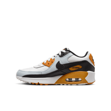 Load image into Gallery viewer, Big Kids’ Nike Air Max 90 LTR "White Monarch Black"