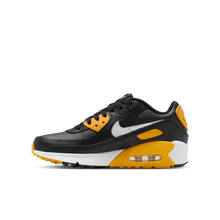 Load image into Gallery viewer, Big Kids' Nike Air Max 90 LTR "Black University Gold"