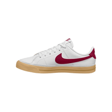 Load image into Gallery viewer, Big Kids' Nike Court Legacy "White Team Red Gum"