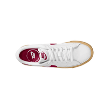 Load image into Gallery viewer, Big Kids' Nike Court Legacy "White Team Red Gum"