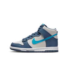 Load image into Gallery viewer, Big Kids' Nike Dunk High "Light Bone Diffused Blue"
