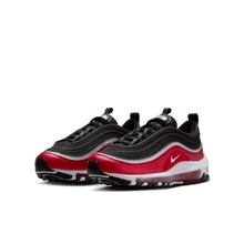 Load image into Gallery viewer, Big Kids' Nike Air Max 97 SE "Black Varsity Red"