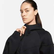 Load image into Gallery viewer, Women's Nike Sportswear Tech Fleece Windrunner Full-Zip Hoodie "Black"
