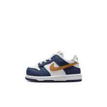 Load image into Gallery viewer, Baby/Toddler Nike Dunk Low "Midnight Navy Wheat"