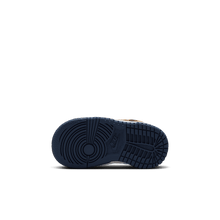Load image into Gallery viewer, Baby/Toddler Nike Dunk Low "Midnight Navy Wheat"