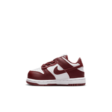 Load image into Gallery viewer, Baby/Toddler Nike Dunk Low "White Gym Red Redwood"