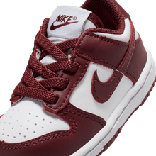 Load image into Gallery viewer, Baby/Toddler Nike Dunk Low "White Gym Red Redwood"