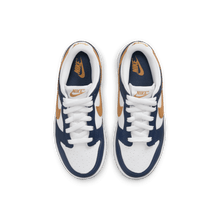 Load image into Gallery viewer, Little Kids' Nike Dunk Low "Midnight Navy Wheat"