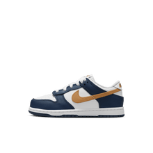 Load image into Gallery viewer, Little Kids' Nike Dunk Low "Midnight Navy Wheat"