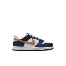 Load image into Gallery viewer, Little Kids' Nike Dunk Low "Midnight Navy Wheat"
