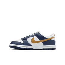 Load image into Gallery viewer, Big Kids' Nike Dunk Low "Midnight Navy Wheat"