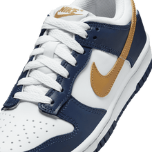 Load image into Gallery viewer, Big Kids' Nike Dunk Low "Midnight Navy Wheat"