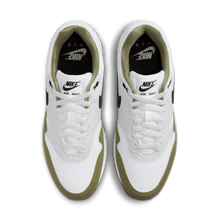 Load image into Gallery viewer, Men's Nike Air Max 1 "White Black Medium Olive"