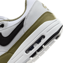 Load image into Gallery viewer, Men's Nike Air Max 1 "White Black Medium Olive"