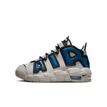 Load image into Gallery viewer, Big Kids' Nike Air More Uptempo "Industrial Blue-Iron Grey"