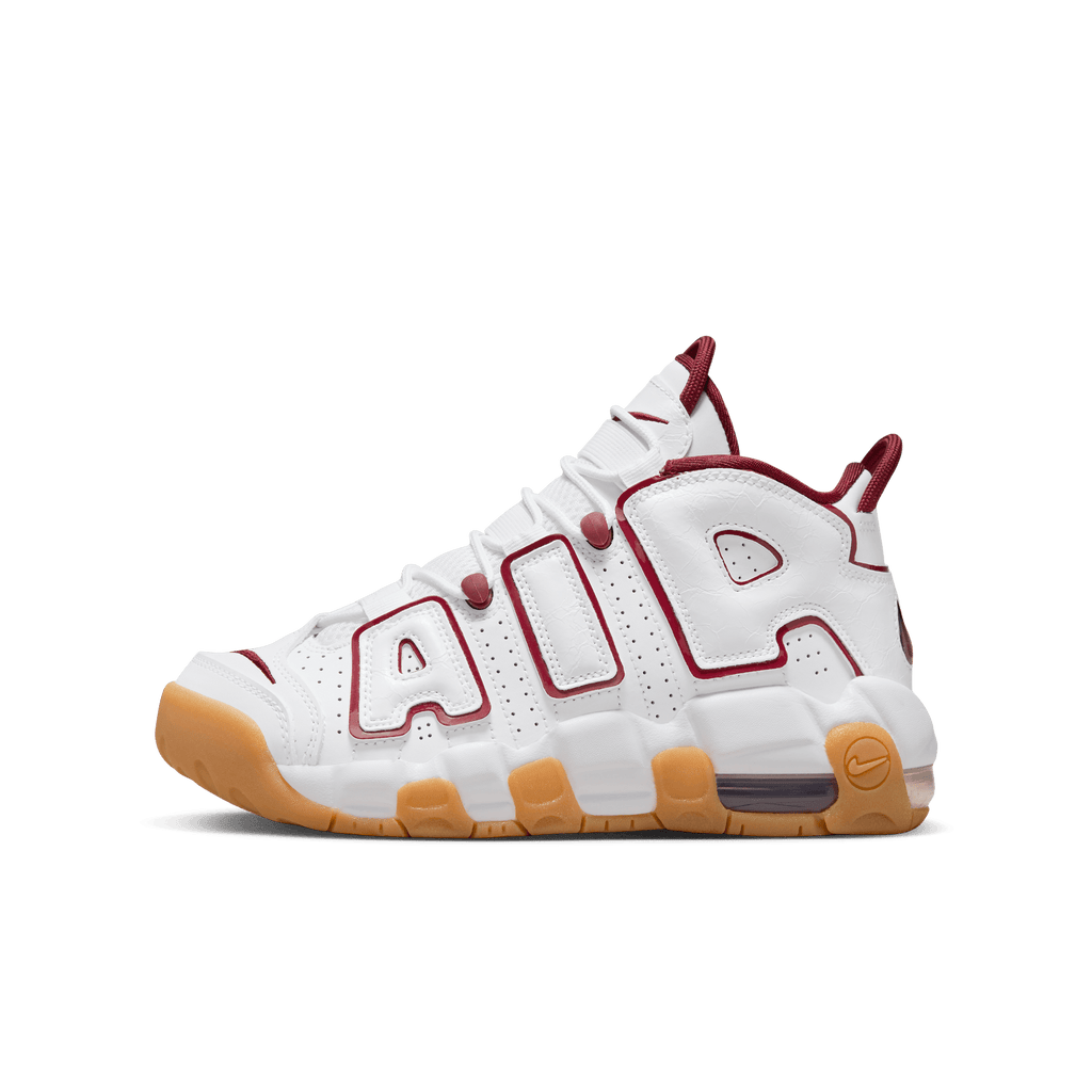 Big Kids' Nike Air More Uptempo “Team Red/Gum”