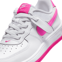 Load image into Gallery viewer, Little Kids' Nike Force 1 Low EasyOn "White Laser Fuchsia"