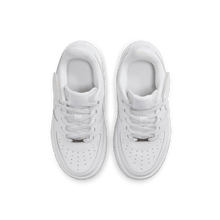 Load image into Gallery viewer, Little Kids' Nike Force 1 Low EasyOn "Triple White"