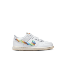 Load image into Gallery viewer, Little Kids' Nike Dunk Low SE "Rainbow Swoosh"