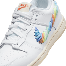 Load image into Gallery viewer, Little Kids' Nike Dunk Low SE "Rainbow Swoosh"