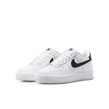 Load image into Gallery viewer, Big Kids' Nike Air Force 1  "White Black"