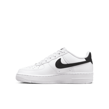Load image into Gallery viewer, Big Kids' Nike Air Force 1  "White Black"