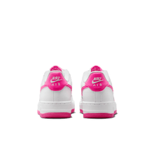 Load image into Gallery viewer, Big Kids' Nike Air Force 1  "White Laser Fuchsia"
