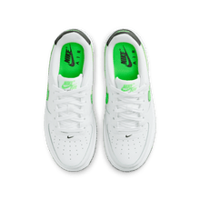Load image into Gallery viewer, Big Kids' Nike Air Force 1 "White Green Strike"